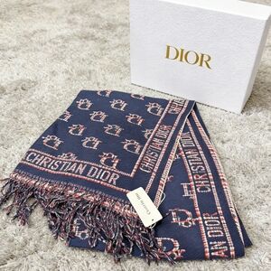 DIOR Oblique Plaid Monogram Scarf